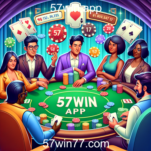 Poker: O Jogo de Habilidade e Estratégia no 57win.app